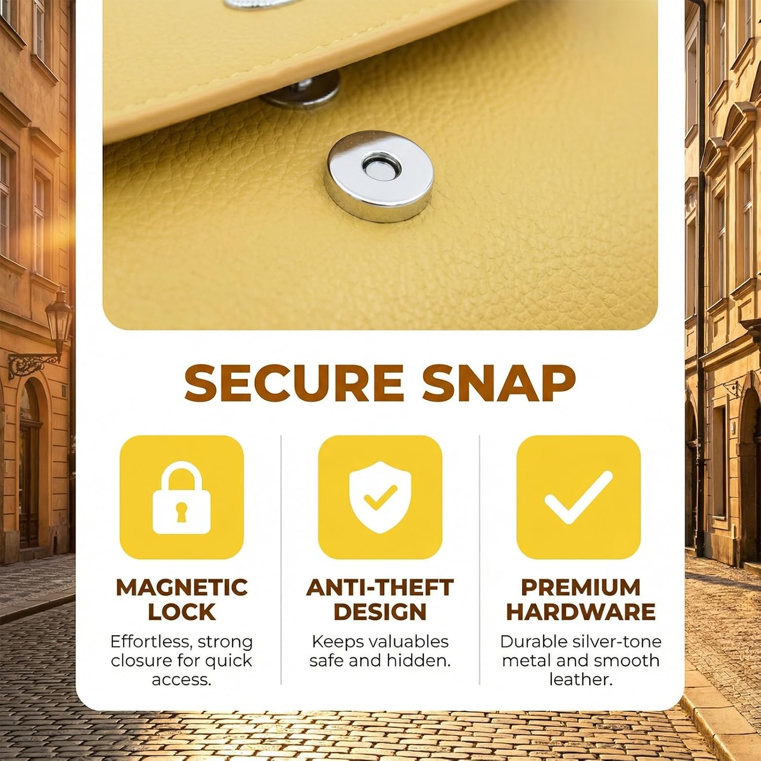 TeeYee Phone Purse Shoulder Handbag Crossbody Bags PU leather Pocketbook for Shopping Travel