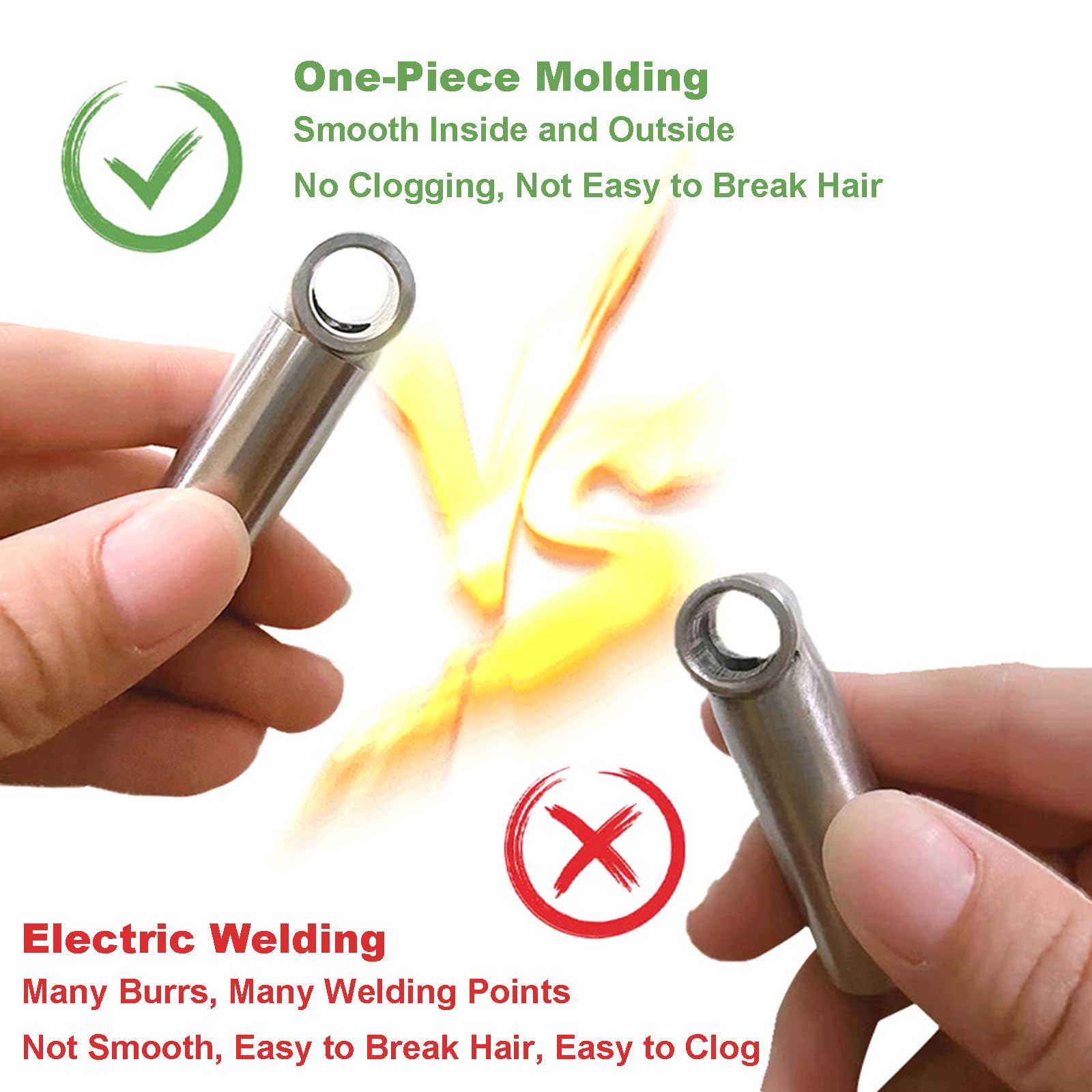 Máquina eléctrica para hacer rastas instantáneas, máquina para hacer rastas de mano, 6 orificios de repuesto + caja de accesorios, fácil de hacer trenzas de rastas o extensiones de cabello