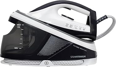 Silva Homeline DBS 580 Dampfbügeleisen, 2600 Watt, 1,5l Wassertank, Keramik-Sohle, Automatische Dampfanpassung, Anti-Tropf-/Anti-Kalk-Funktion, ECO-Schalter, Selbstreinigung, Autom. Abschaltung, 8 bar