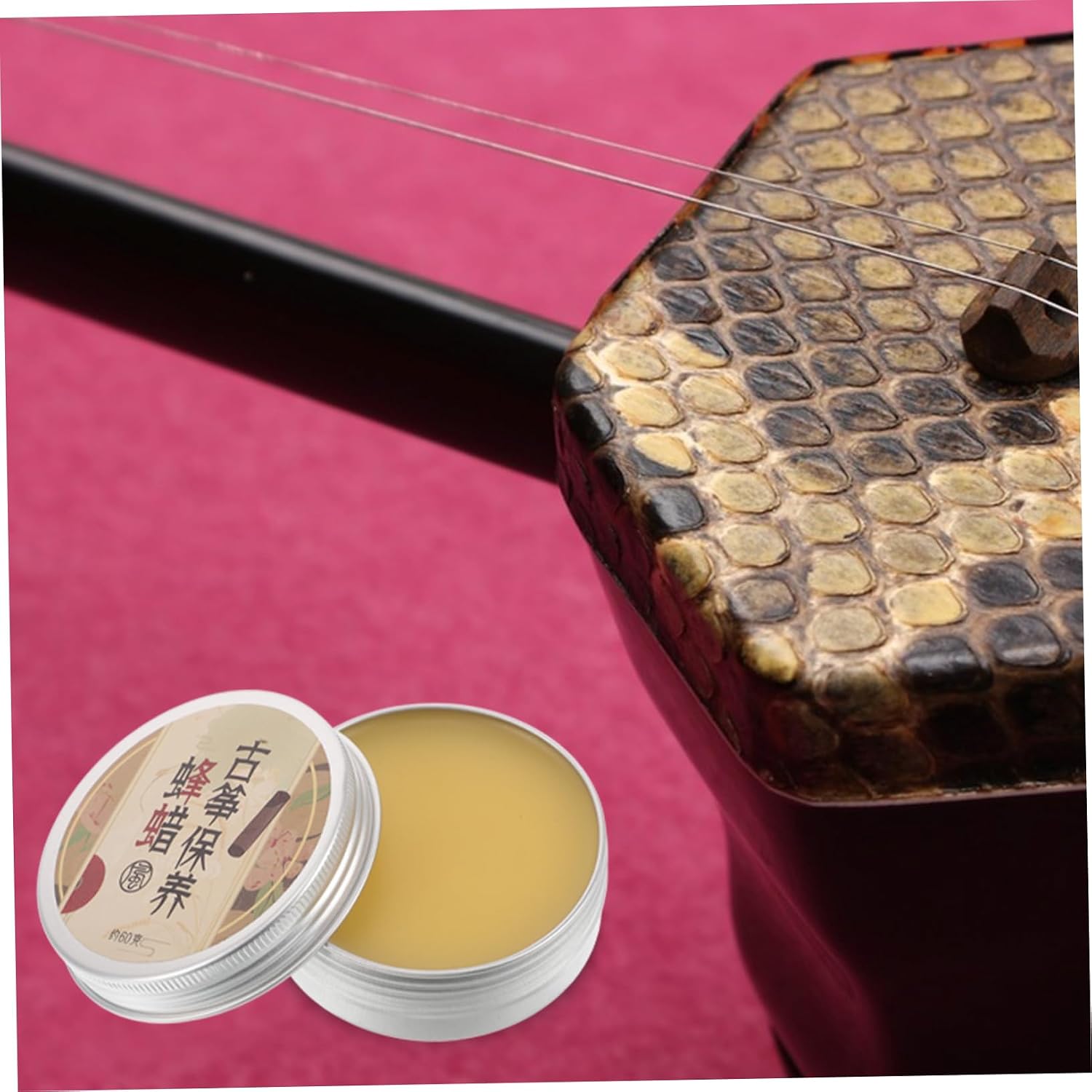 Abaodam Beeswax Polish for Wood Care and Versatile Maintenance for Guzheng Erhu Guitar and Furniture Deeply Hydrates Restores Shine Gentle Formula