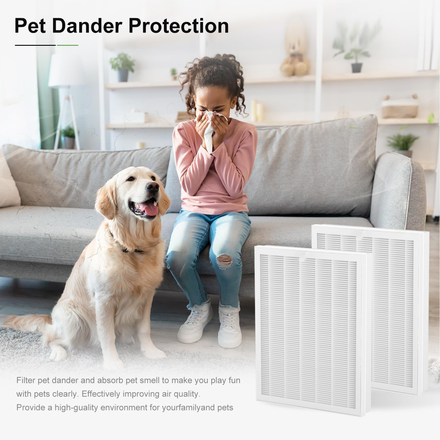 2Pack ClearAir-A7 Filter & E-400 Filter, Compatible with VEWIOR ClearAir-A7 H14 Purifier ＆ AromaRoom E-400 H14 True HEPA Purifier, 3-Stage True Hepa with Efficiency Activated Carbon - Image 6