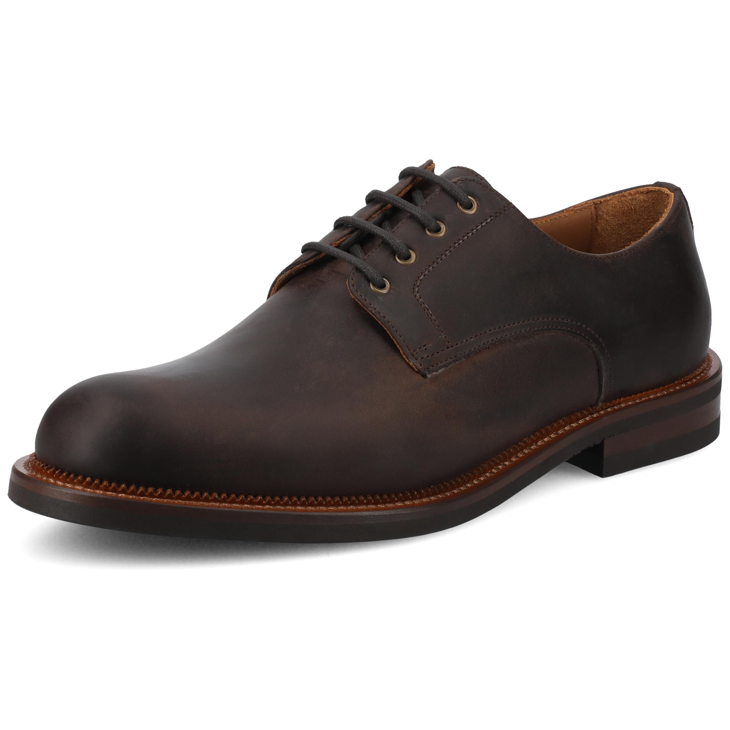 TAFT Mens Miles Medium and Wide Width Oxford Dress Shoe lace up Genuine Leather lace up Cushioned Insole