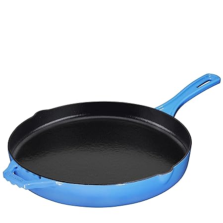 Bruntmor 12‑Inch Enameled Cast Iron Skillet