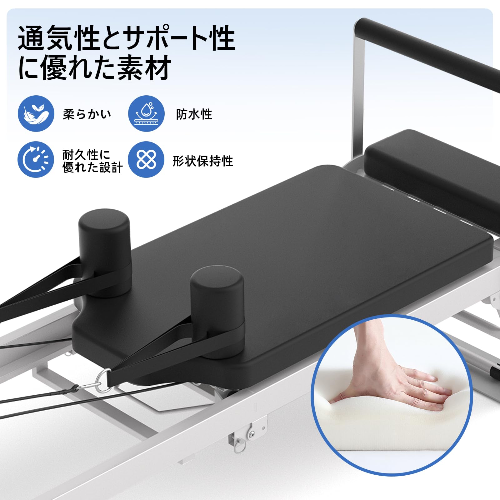 Amazon.co.jp: WNPANE ピラティス リフォーマー、家庭用折りたたみ式