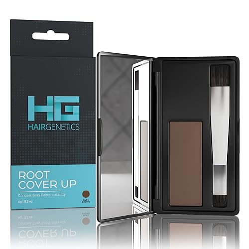 Hair Genetics Root Cover Up Hide Your Grey Hairs Roots Nueva tecnología de polvo mineral resultados de aspecto natural en segundos en polvo de