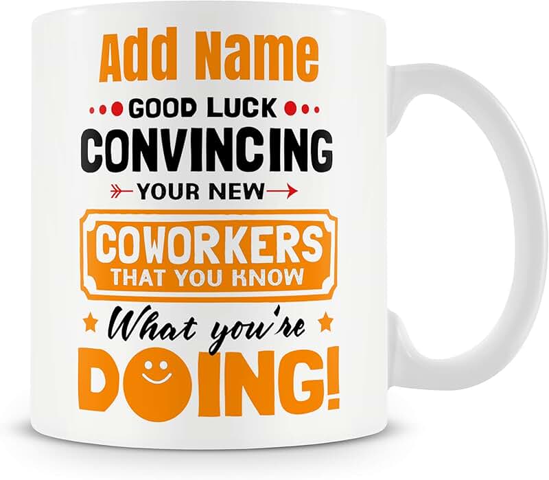 Amazon.co.uk personalised leaving gifts for colleagues