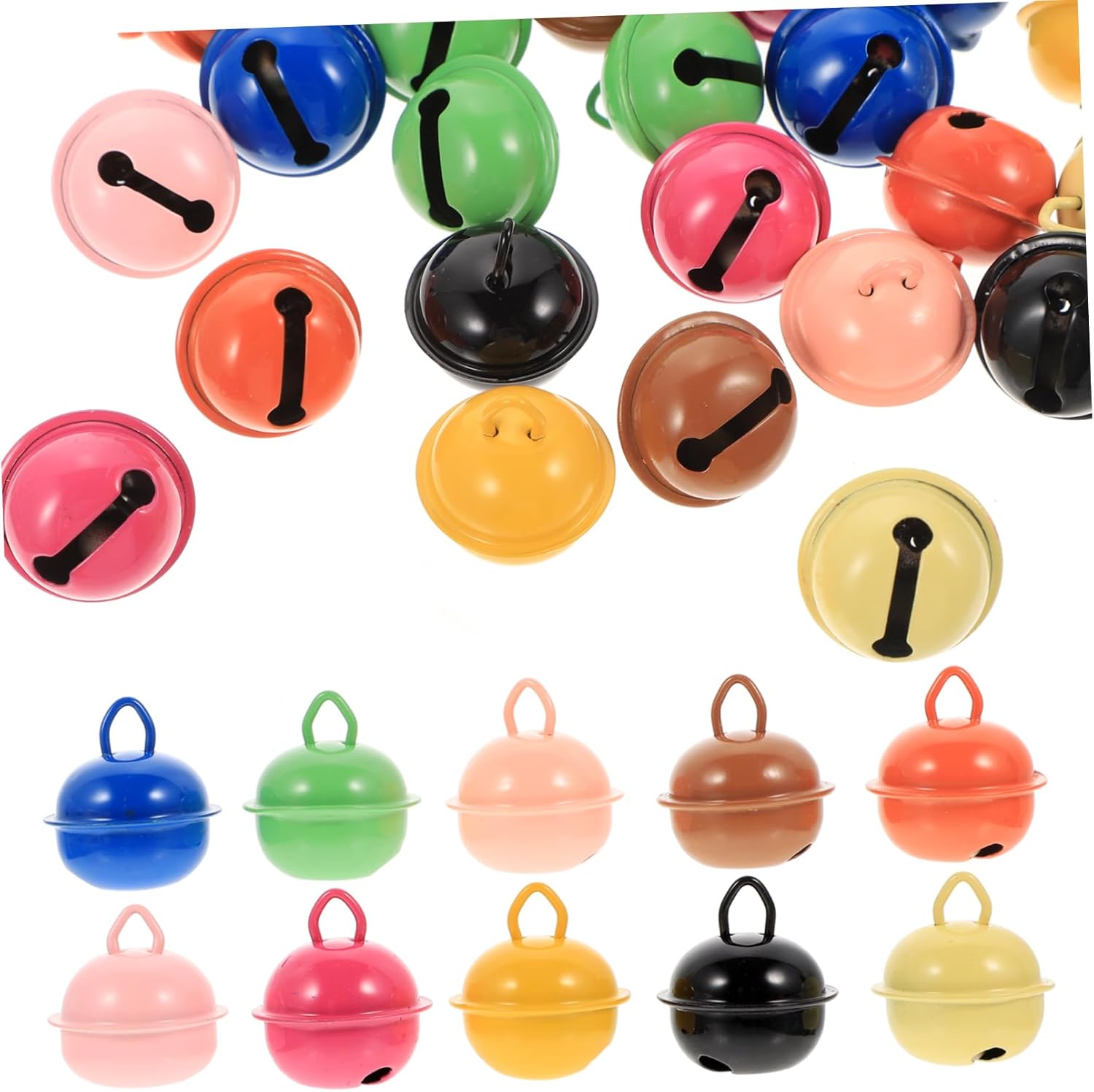 SHINEOFI 120pcs Small Bells for Crafting Christmas Decoration and DIY Projects Jingle Bells for Festive Home Decor and Holiday Celebrations