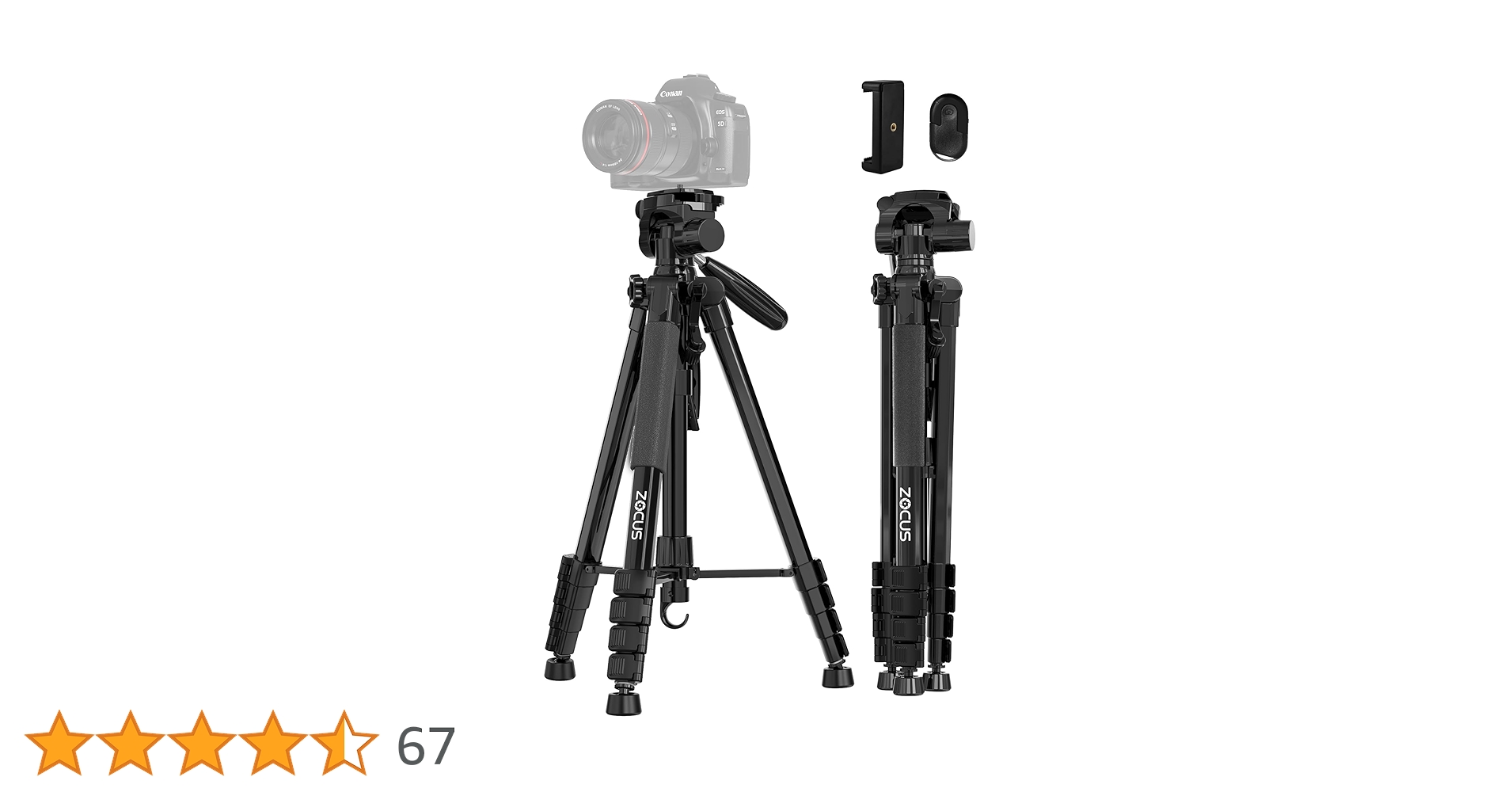 カメラ三脚 Amazon | ZIKZOK 70インチ カメラ用三脚 プロフェッショナル