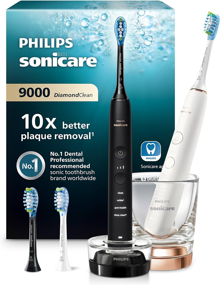 Philips Sonicare DiamondClean Series 9000 Twin Pack Sonic Electric Philips Sonicare DiamondClean Series 9000 Twin Pack Sonic Electric