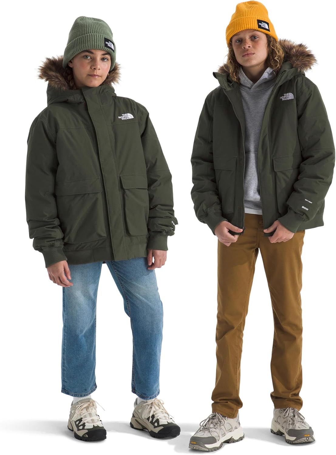 THE NORTH FACE Kids' McMurdo Hooded Jacket | Waterproof, Waterfowl Down Insulation, Relaxed Fit