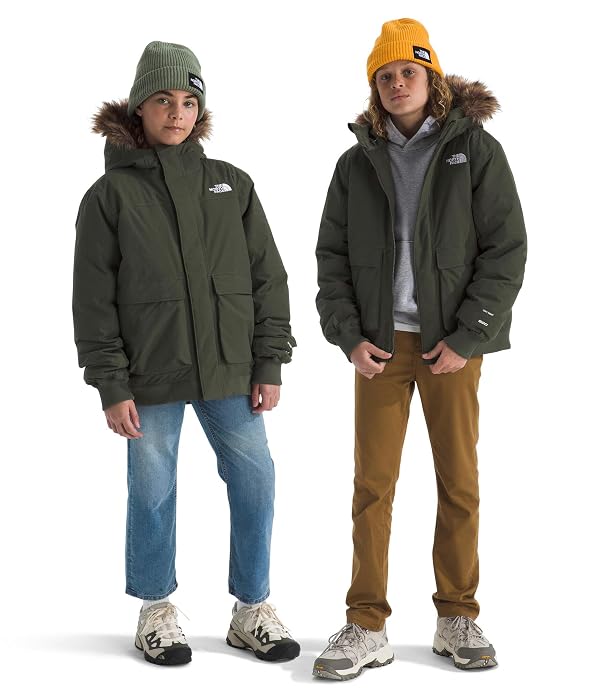 The North Face Teen McMurdo Hooded Jacket | Waterproof, Waterfowl Down Insulation, Relaxed Fit, New Taupe Green, XX-Large by The North Face - Used condition - US$95.76