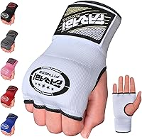 Vista 16 de Farabi - Guantes de boxeo híbridos para niños con protectores de manos, para boxeo, guantes de boxeo de punzonamiento