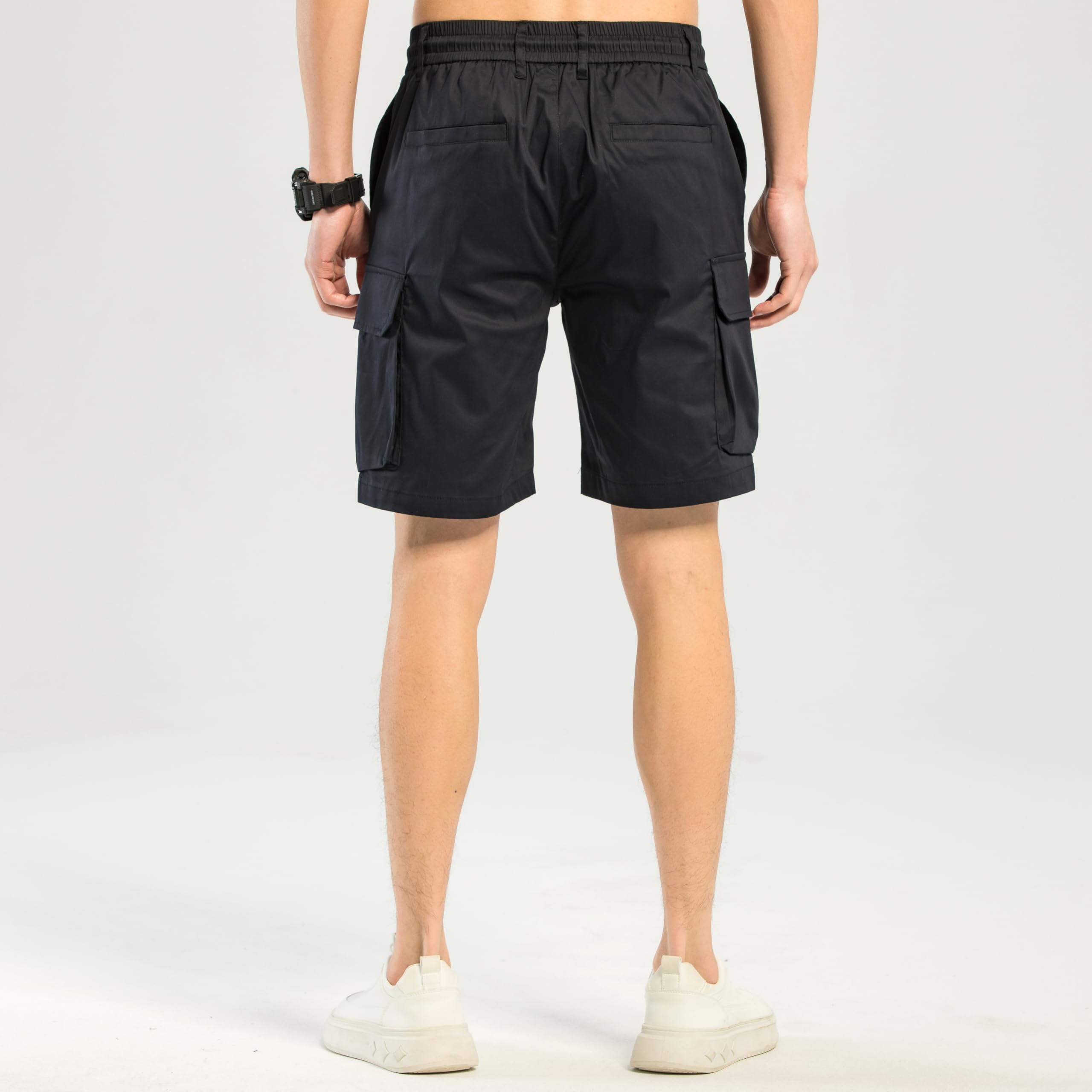 TONY BACKER Shorts Cargo Uomo Bermuda Pantaloncini Estivo 70% Cotone Leggero 2222