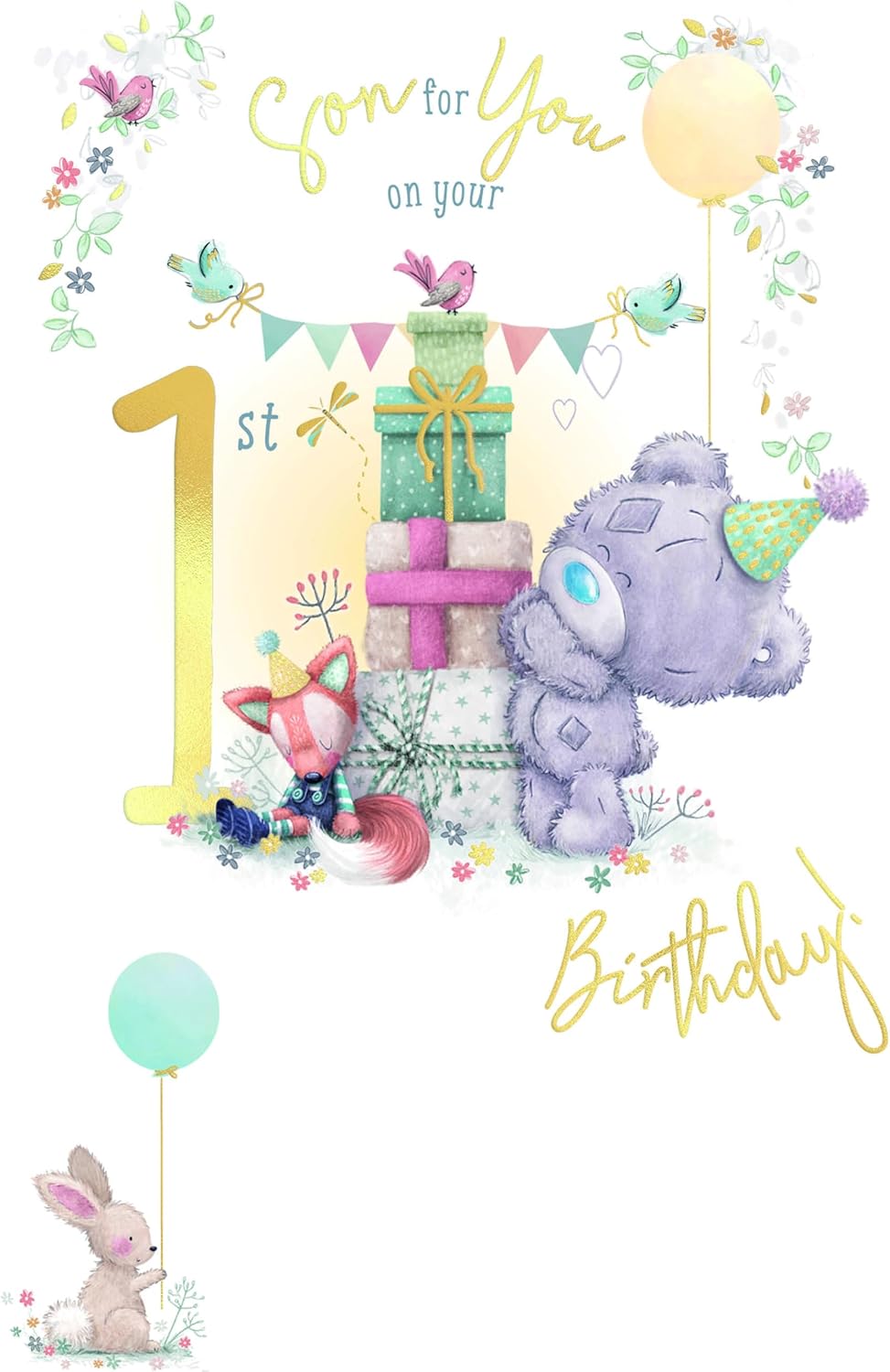 Me To You Son Happy 1st Birthday Card