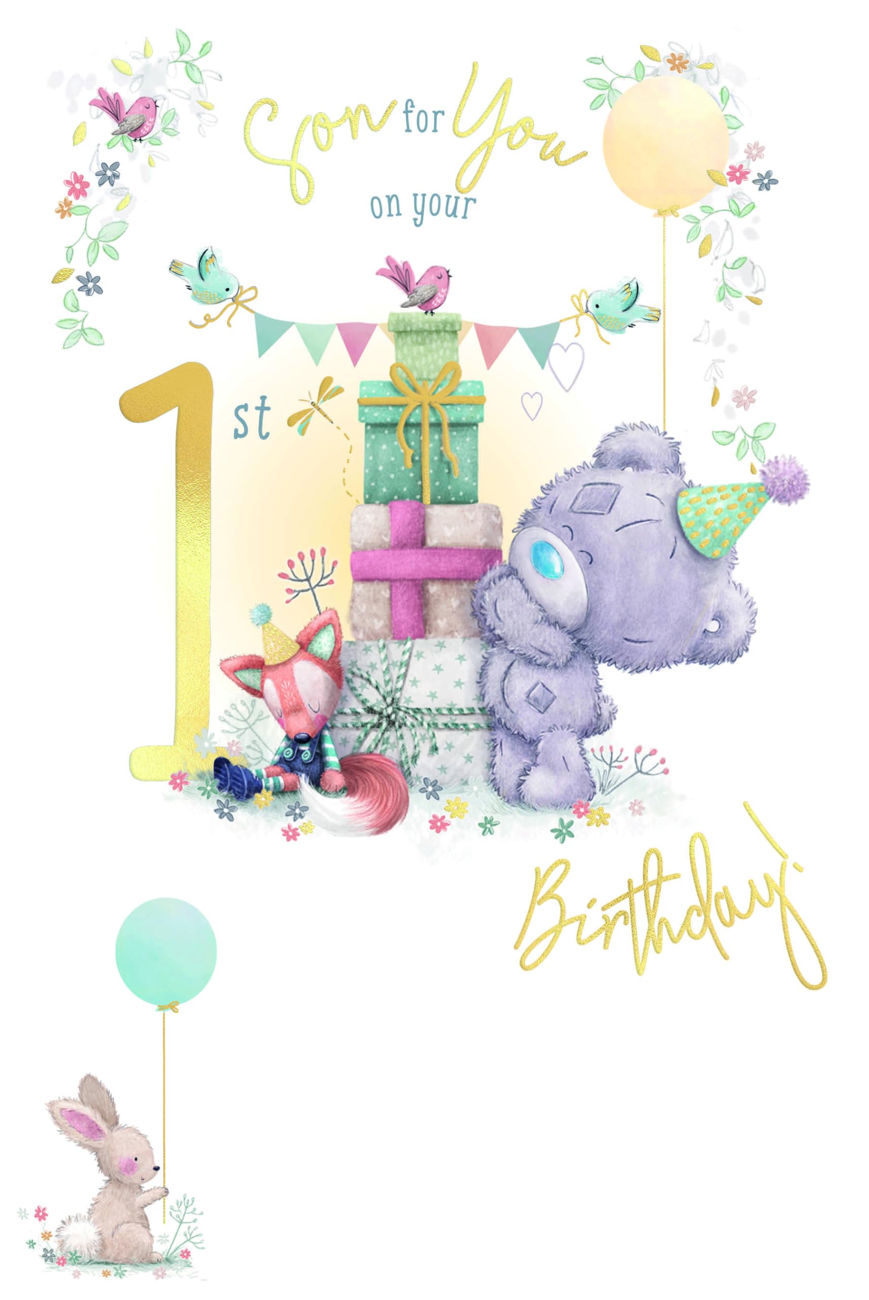 Me To You Tiny Tatty Teddy Son First Birthday Card