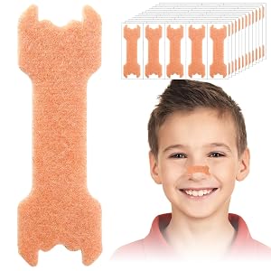 CMINAUS 60Pcs Small Size Kids Nose Strips Extra Strength Nasal Strips for Kids Girls Breathing Strip for Snoring