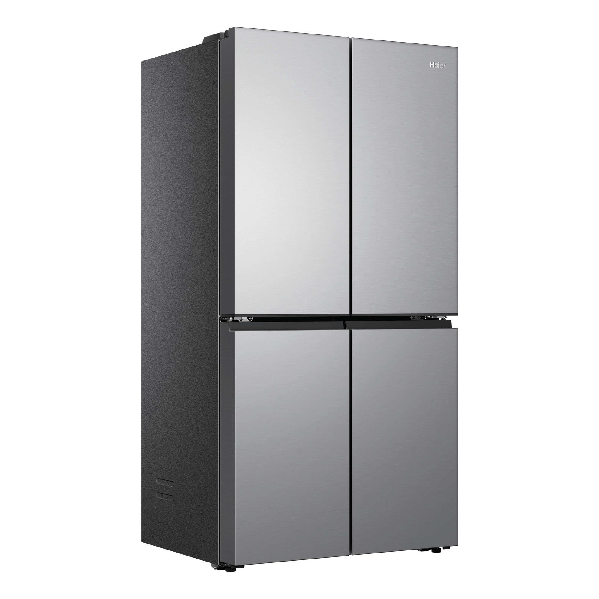 Haier Horizon Collection HCR59F18DNMM - Frigorífico Americano 706L, 4 Puertas, Antibacterias ABT, Motor Inverter, Magic Zone, Total No Frost, Ancho 90,5 cm, Alto 182,5 cm, Metal Fresh, Inox