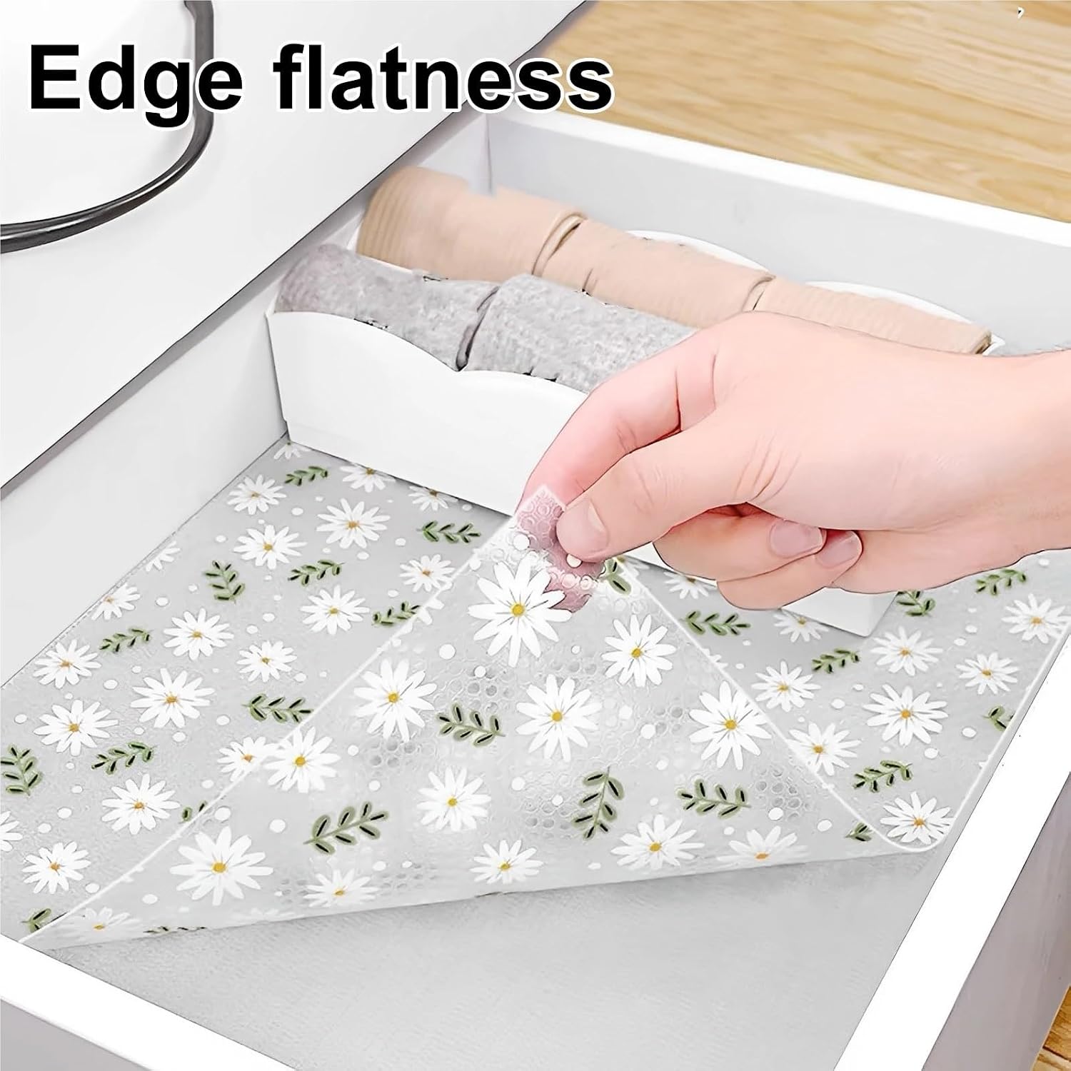 Shelf Liners EVA Cabinet Mat Drawer Refrigerator Shelf Liner Waterproof Cupboard Cover Placemats Table Pad Non-Adhesive(3 Colors 30x300cm)