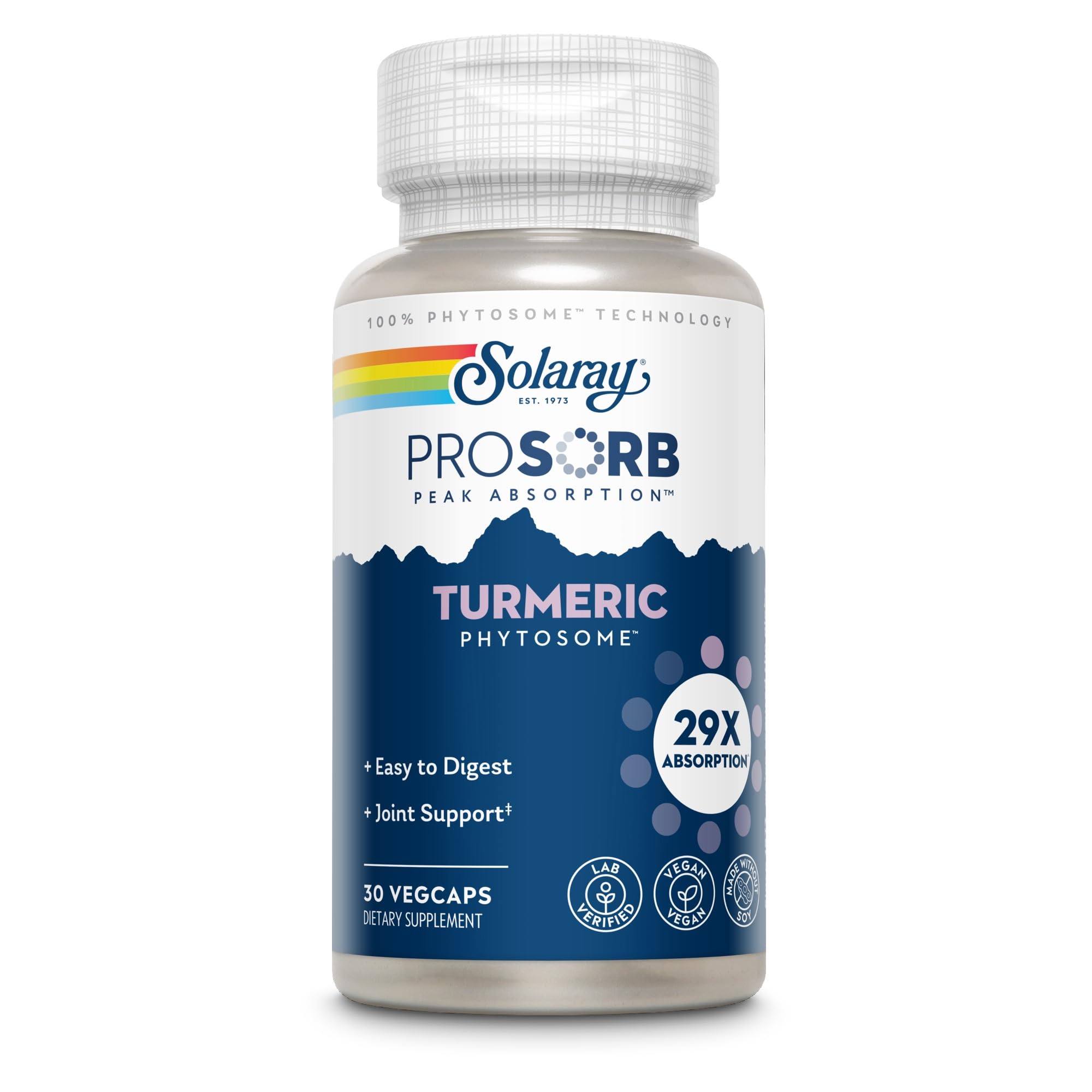 Amazon.com: SOLARAY ProSorb Turmeric Supplement Phytosome 500 mg