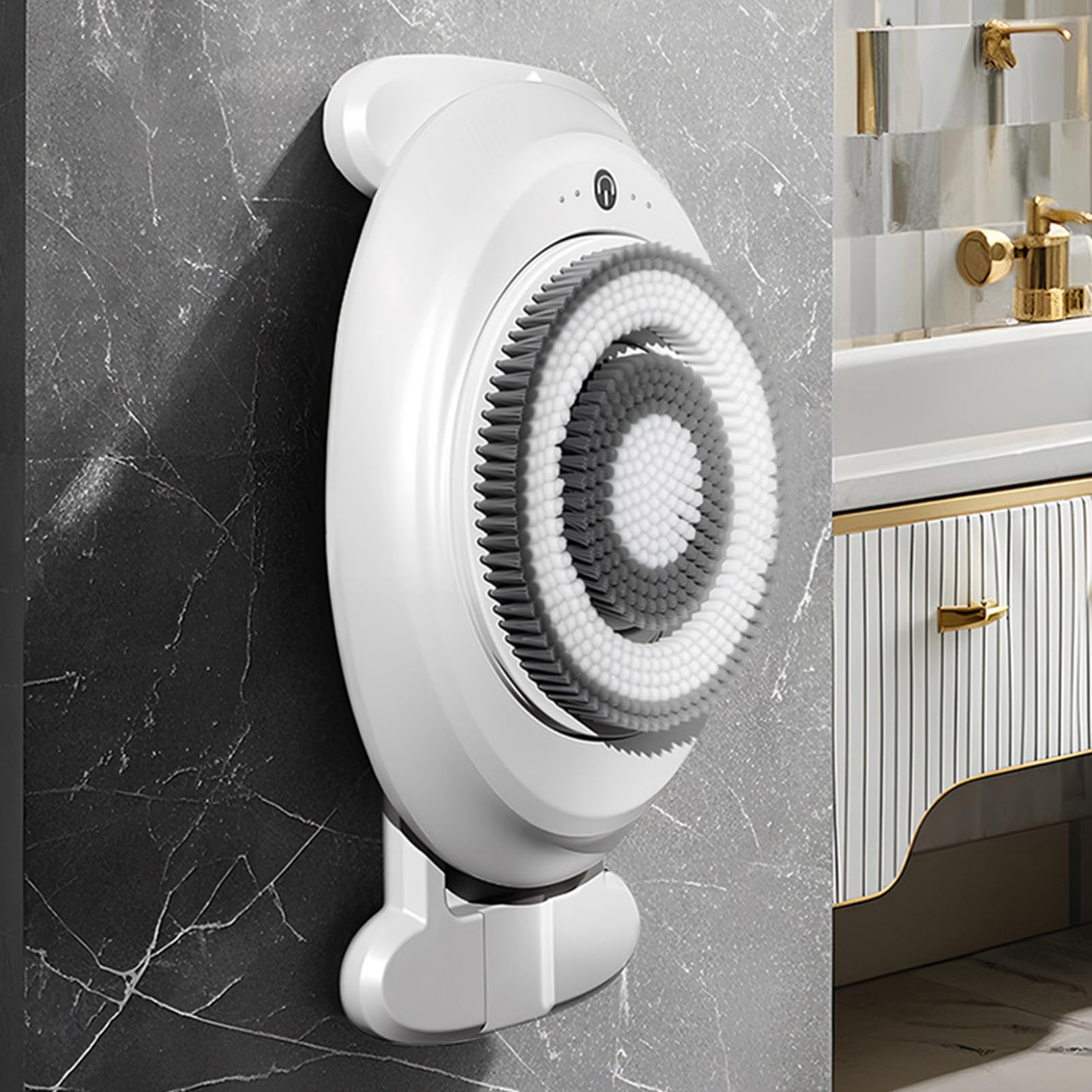 Pulitore Per La Schiena Attrezzi Per La Pulizia Installabili A Parete Con 4 | Lavaschiena Automatico Da Doccia Per Bagno Casa Appartamento Hotel Uomini Donne Famiglia Lavaggio