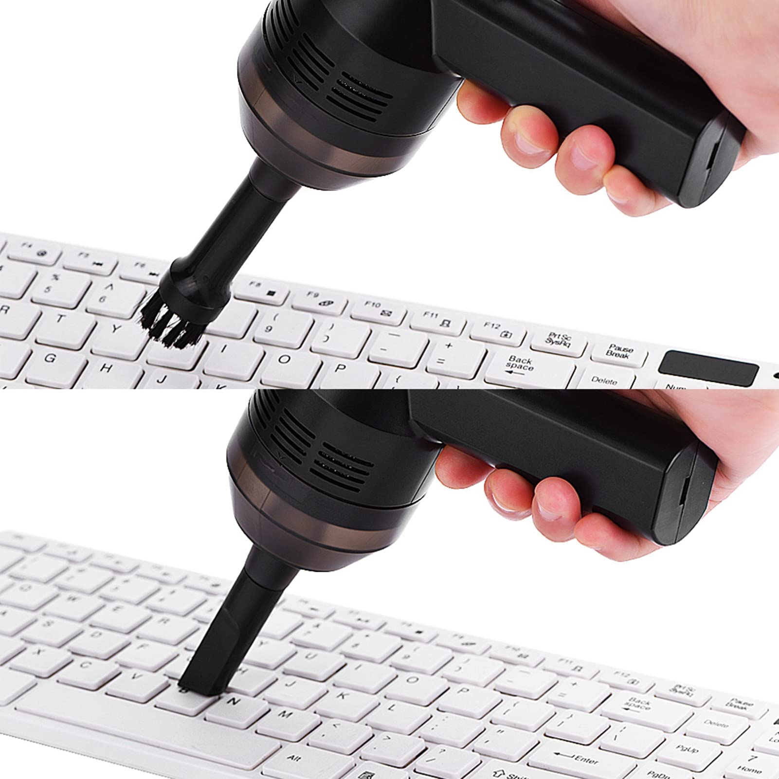 Mini Aspirador portátil de Teclado Recargable de Mano para Ordenador portátil y PC de Escritorio