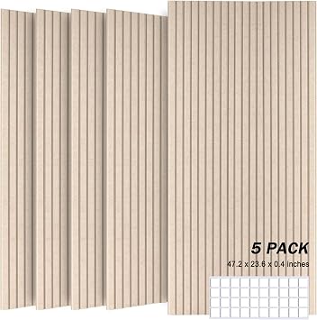 Large Acoustic Panels, 48"X24"X0.4" Sound Proof Foam Panels for Walls, Sound Dampening Panels, Soundproof Wall Panels for Home Studio&Office Decor