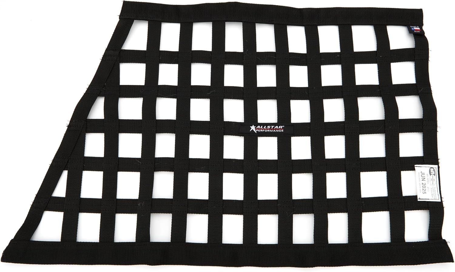 Allstar Performance ALL10288 Black 18" High x 29" Wide x 22" Wide Border Style Mount Oblong Ribbon Window Net