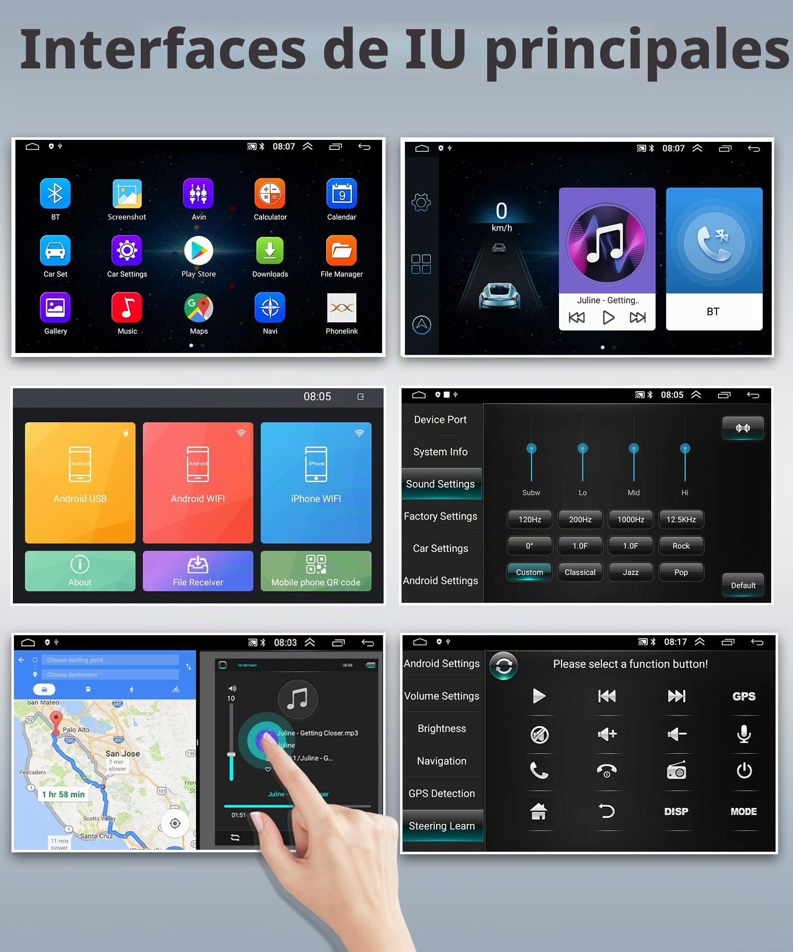 Podofo Android Radio de Coche para Seat Leon 2005-2012(Mano Izquierda Draive), Pantalla Páctil de 9" GPS Navi Bluetooth WiFi FM RDS USB Duplicar Pantalla Reproductor Estéreo para Seat Leon