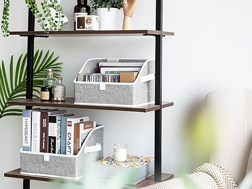 Miniatura 6 de StorageWorks Paquete de 3 contenedores de almacenamiento trapezoidales plegables con 3 contenedores de almacenamiento para armario