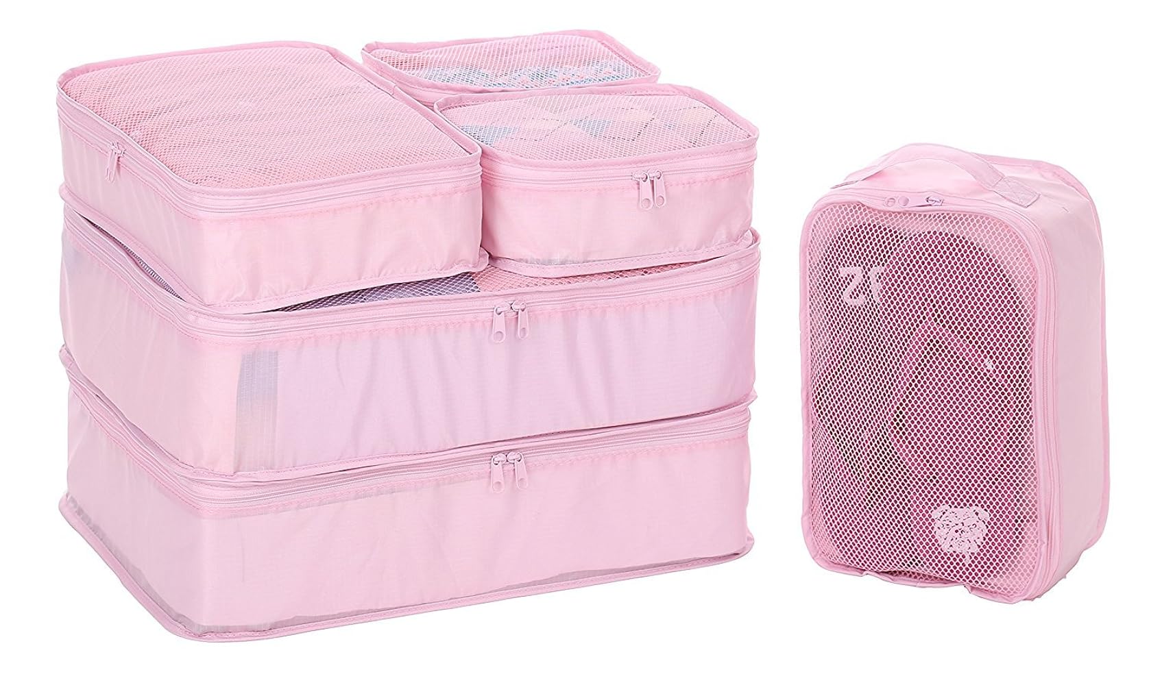 JJ POWER Travel Packing Cubes, Luggage Organizers with Shoe Bag