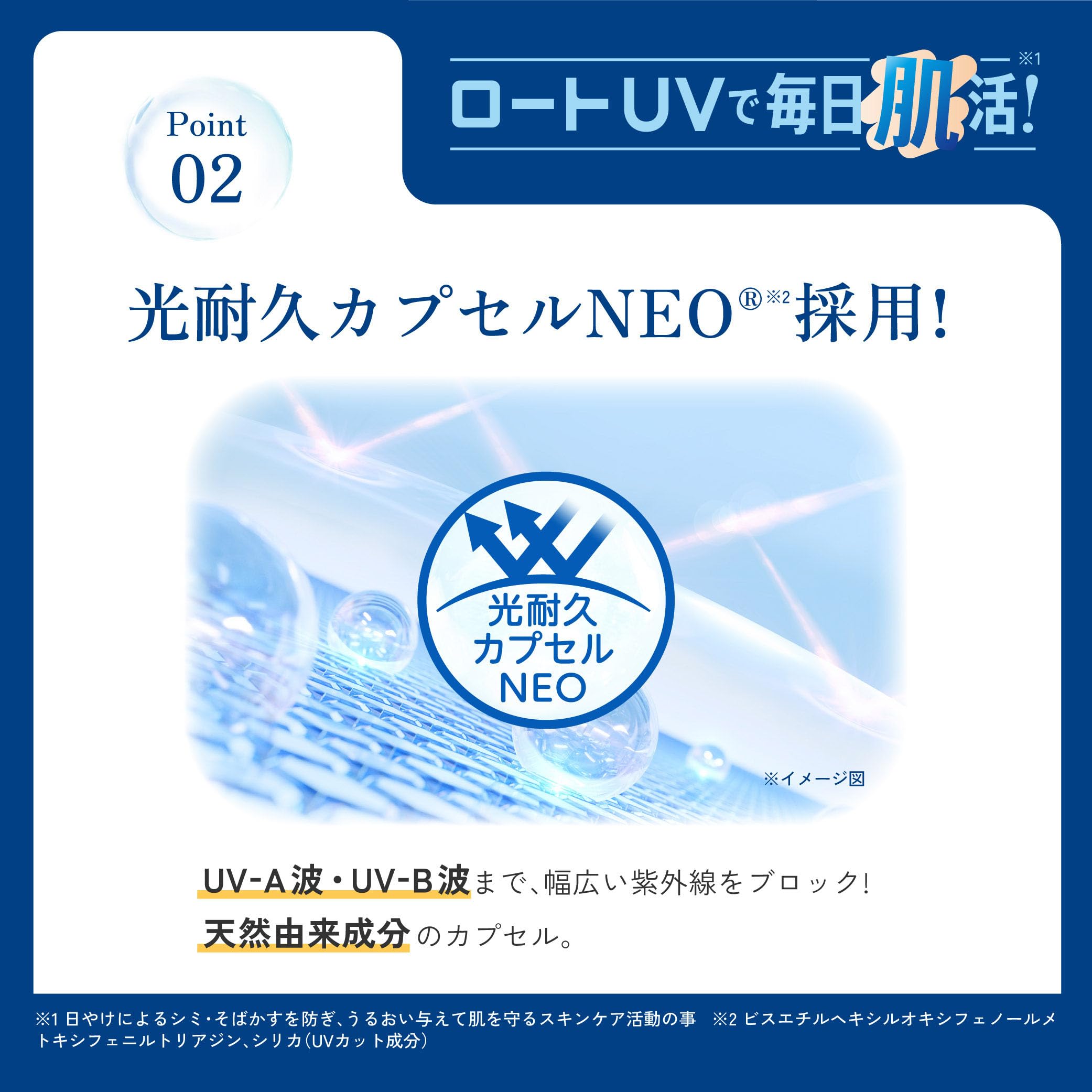 スキンアクア(SKIN AQUA) ヒアルロンセラムUV SPF50+・PA++++ UVカット (エタノールフリー 無香料 無着色 パラベンフリー 敏感肌; 化粧下地 メークアップ; うるおい続く3種のヒアルロン酸配合 さっぱり ジェル) - 4