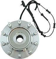 Vista 7 de TRQ - Juego de conjunto de rodamiento y cubo de rueda delantera (2 piezas)