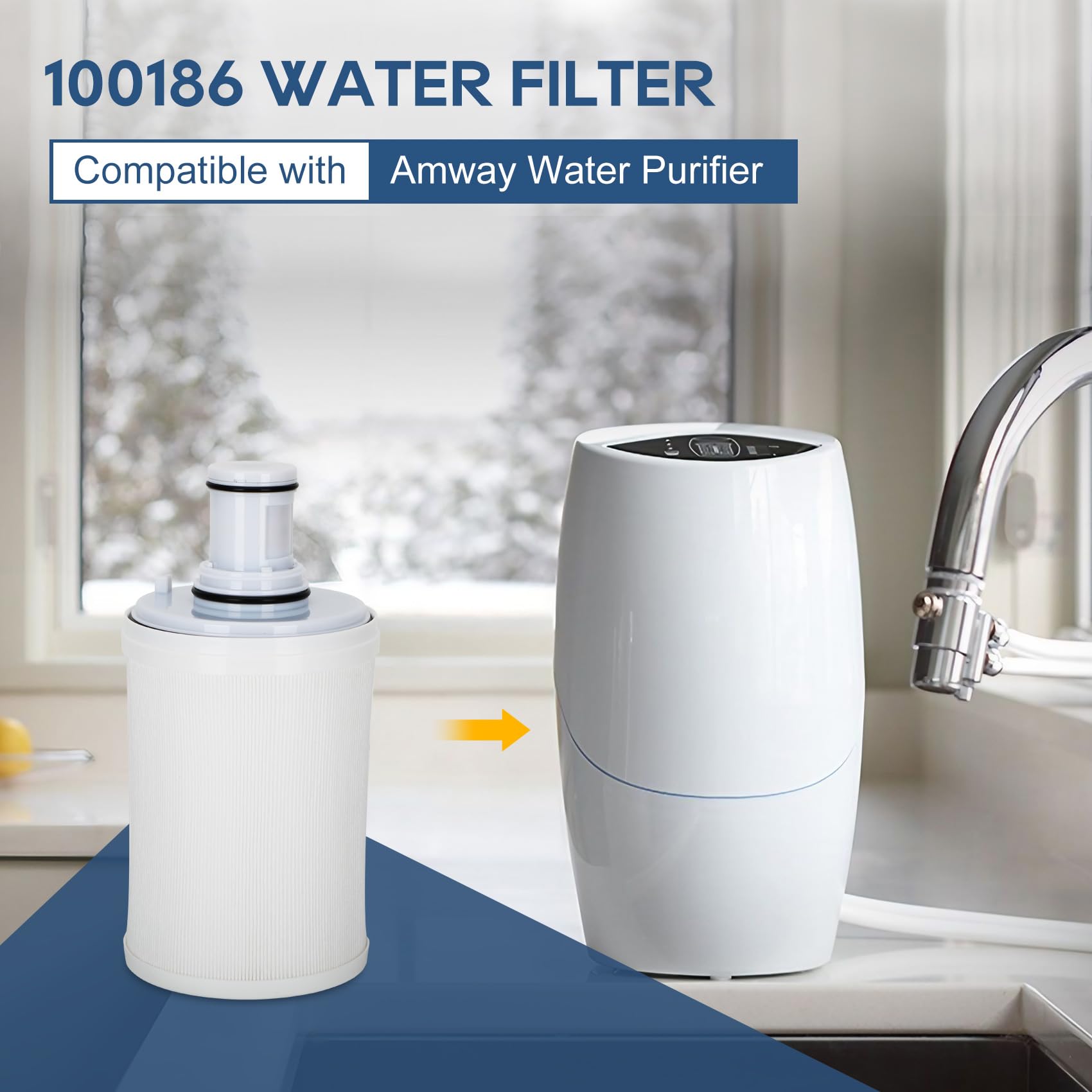 Amazon | (100186) 水フィルター Amway Espring対応 活性炭 100188CH