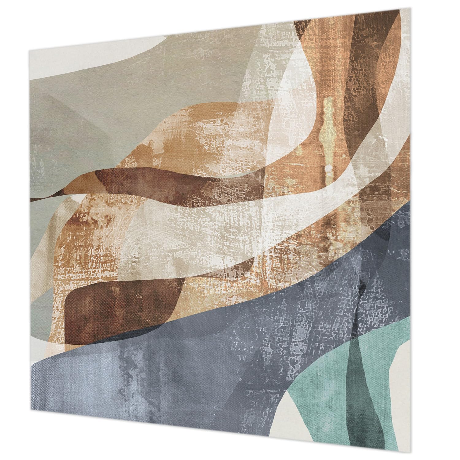 Papier peint intissé abstrait pour salon et chambre moderne Tulup 250x250 cm