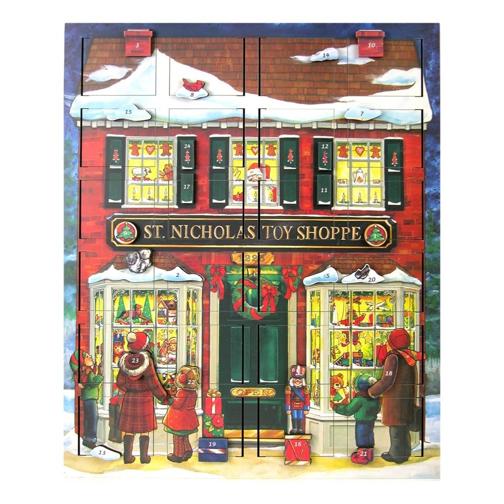 Byers' Choice St. Nick's Toy Shoppe Musical Advent Calendar #MC16 by Byers' Choice