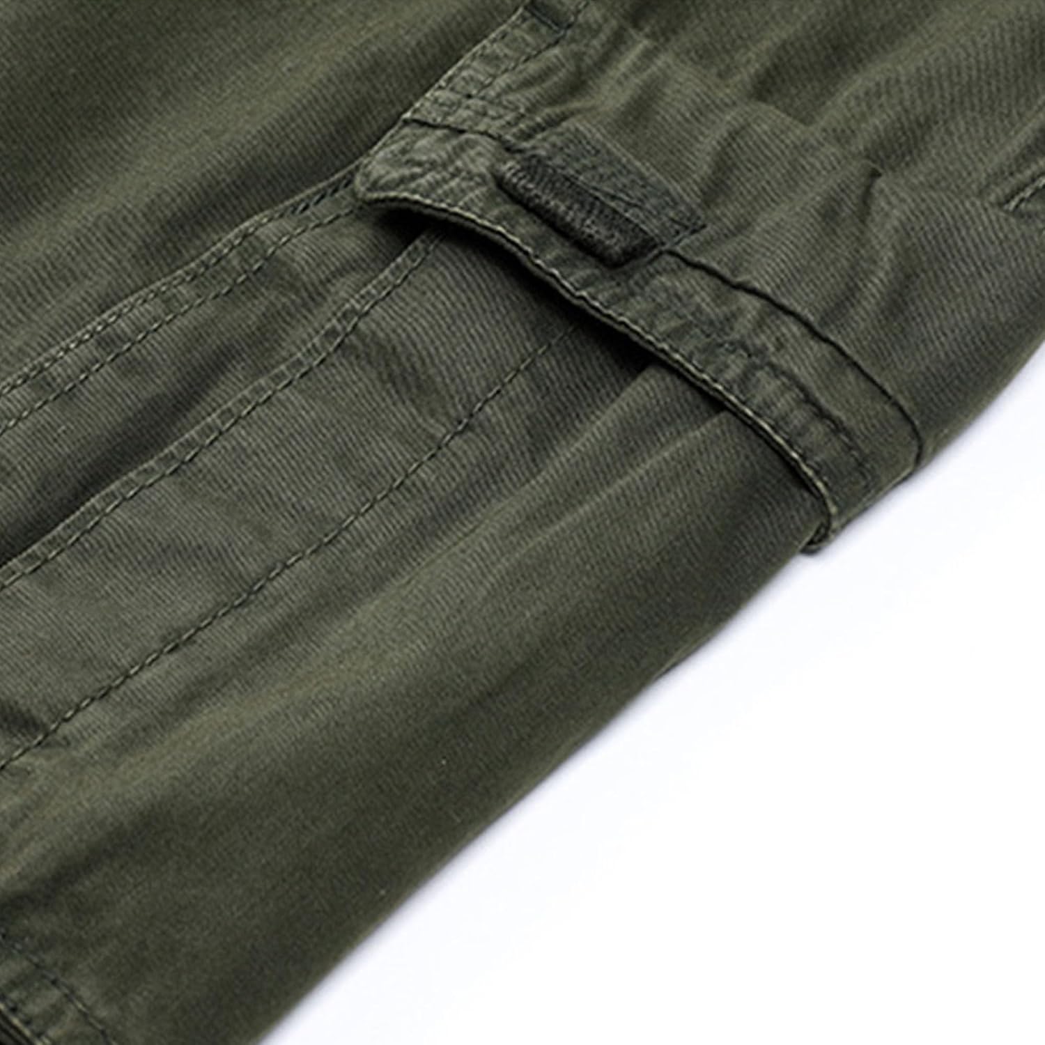 JEsilunmaMY Men's Casual Cotton Straight Cargo Pants Military Army Combat Work Pants Loose Tactical Pants with Multi Pockets