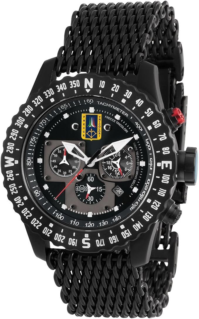 Frecce Tricolori csep1 m – Orologio, cinturino in acciaio inox colore nero  : Amazon.it: Orologi