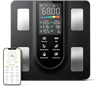 Smart Scale for Body Weight Deep Black