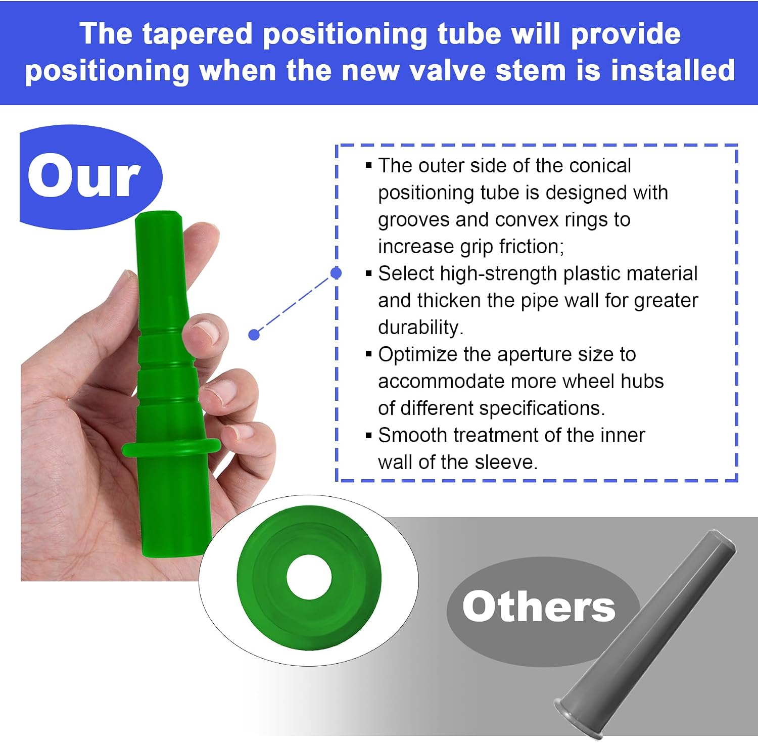 Richcat 51025 Quick Tire Valve Change Tool for Cars,Tire Valve Stem Core Quickly Replacement Tool Kit,Perfect Tool for Replacing Leaky Valves in Cars,ATVs,Trucks, etc.with TR413/TR414/TR418