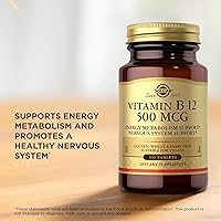 Vista 5 de Vitamina B-12 500mcg Solgar 100 Tabs