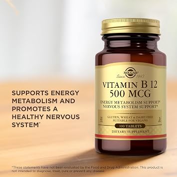 Vitamin B-12 500mcg Solgar 100 Tabs