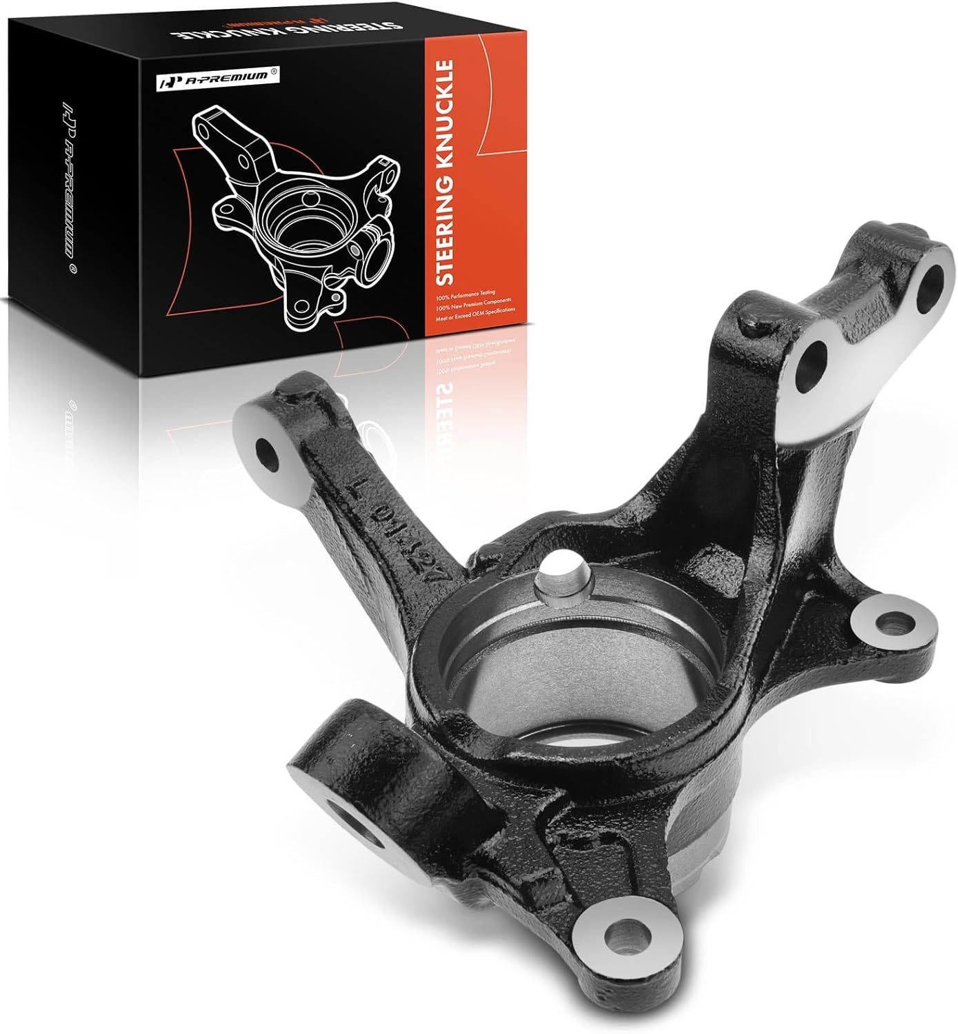 A-Premium Front Left Suspension Steering Knuckle Compatible with Lexus NX200t 2015-2017, NX300 2018-2020, NX300h 2015-2020 & Toyota Highlander 2001-2003, Driver Side