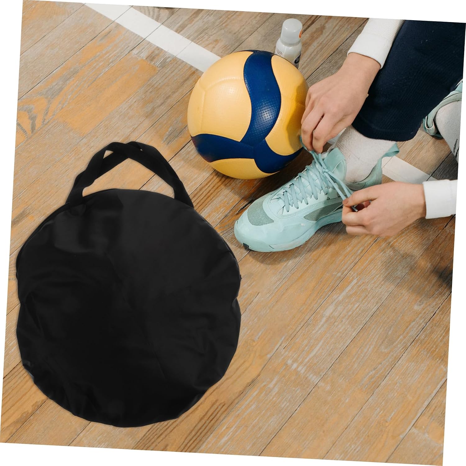 KOMBIUDA Net Storage Carrier Bag for Soccer Goal Net for Efficient Organization and