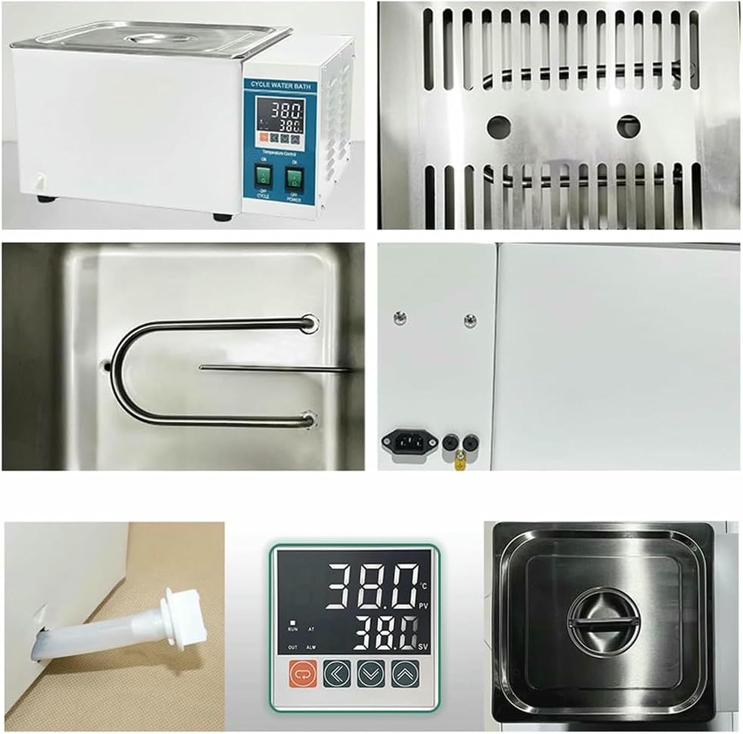 Laboratory Cycle Water Bath, Constant Temperature Circulation Heating Container
