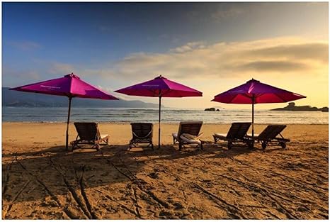 Amazon Co Jp ビーチパラソルとデッキチェアのイラスト タングラム500ピースブレインチャレンジdiyギフト楽しいゲーム家の装飾リラクゼーションとエンターテインメントに最適 おもちゃ