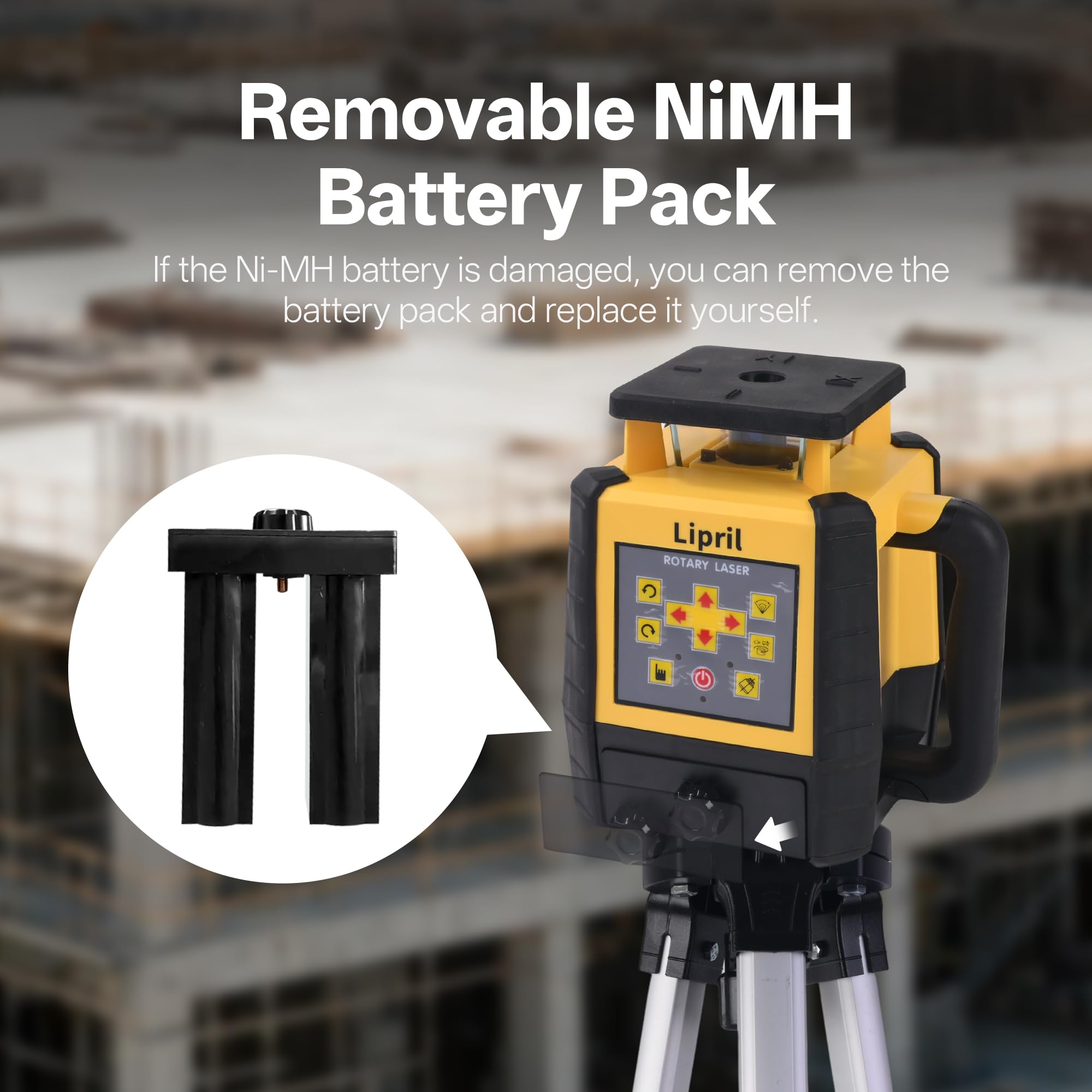 Rotary Laser Level Kit - 206HR Self-Leveling -3