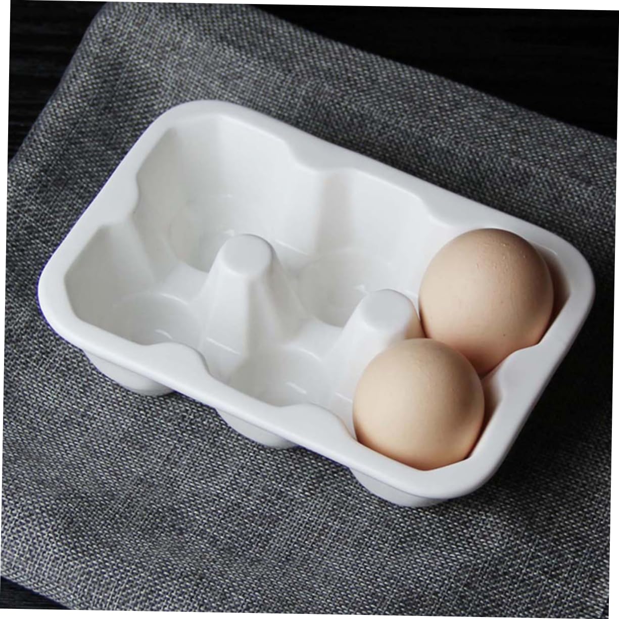 Yardwe Lot De 3 Plateaux De Stockage D'Oeufs - Plat Décoratif Pour Œufs Farcis Et Service En Cuisine, Pâques Et Réceptions