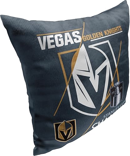 Miniatura 2 de Northwest NHL Vegas Golden Knights 2023 NHL Stanley Cup Champions almohada, 18 x 18 pulgadas, juego de trucos