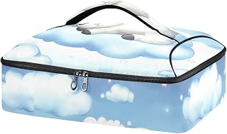 Casserole Carrier Bag, Lamb Sleeping Thermal Insulated Food Tote, Hot & Cold Dish Storage Case for Picnic Camping Parties
