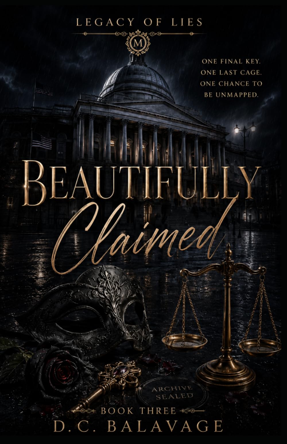 Beautifully Claimed: A Dark Bodyguard Romance (Legacy of Lies)